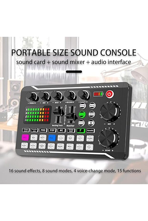 Ultimate Podcasting Ensemble – V 9 Mixer, BM 800 Mic & Sound Card for Pro-Quality Audio
