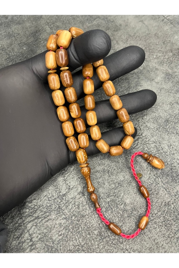 سبحة كوكا طبيعية قابلة للتجميع بتصميم عثماني، مصنوعة يدويًا بحرفية عالية وذات طابع تراثي.