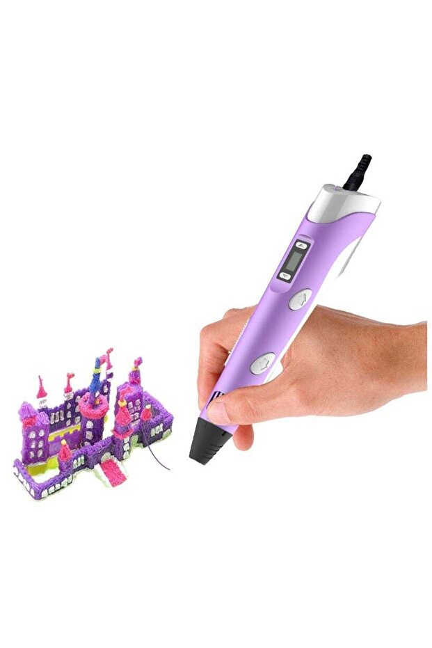 3D Pen 3DPEN-2 Multicolor with Adjustable Temperature & Level, 0.7 mm Nozzle, ABS/PLA 1.75 mm Filaments