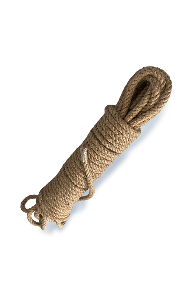 8 mm Thick, 30 Meters Long Natural Jute Rope – Durable Decorative and Multi-Purpose Rope
