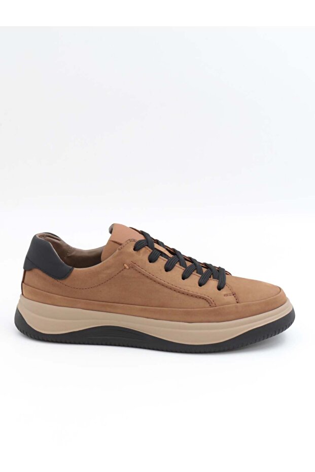 2491 Taba Nubuck Genuine Leather Casual Men's Shoes