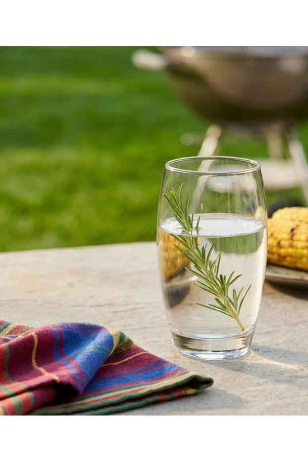 Empire Glass Soft Drink Glass Set of 3 510 ml (Large Water Glass/Cocktail Glass)