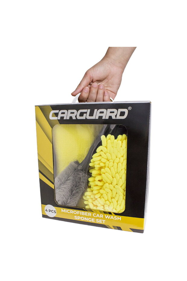 Set burete cu microfibre și perie -