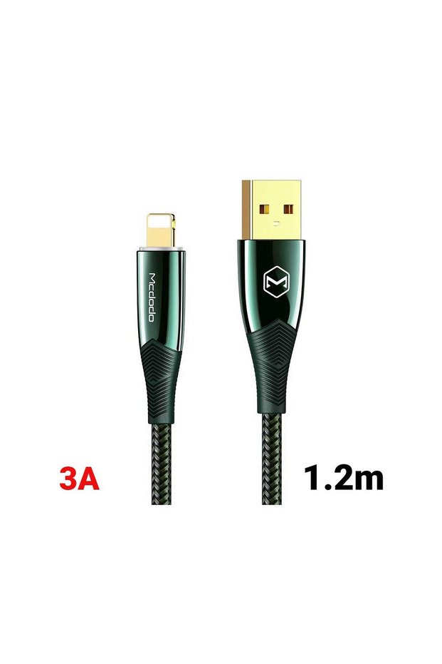 Lightning Cable Shark Series Green