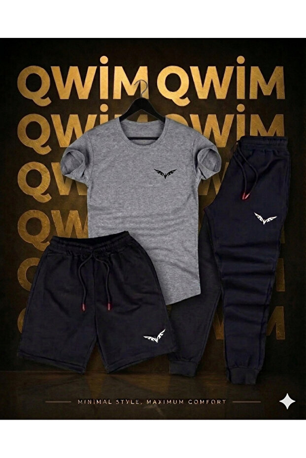 Qwim 3-Piece Sports Printed Stylish Set