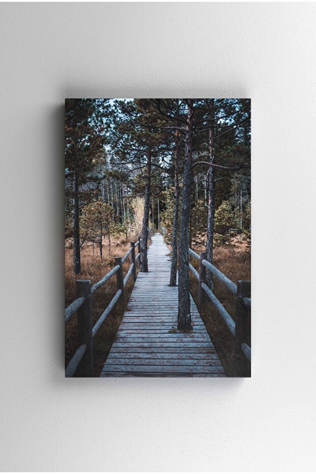 Tablou Canvas - Among the trees - 1