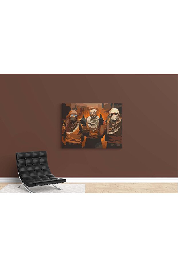 Tablou Canvas - Happy Terrorists - 3