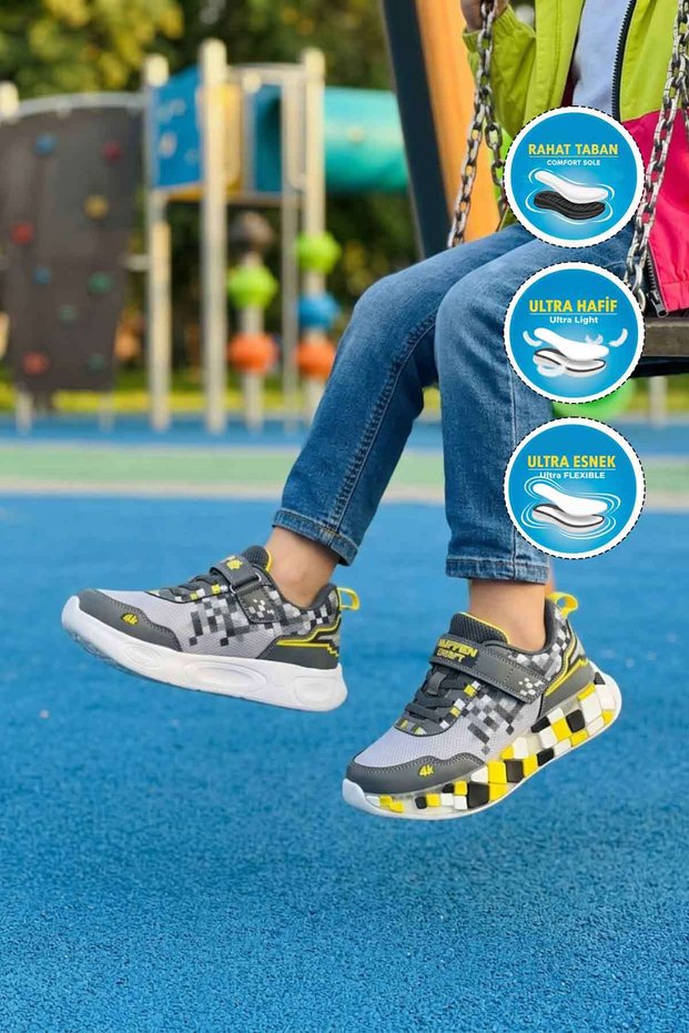 1030 F Smoked-Ice Boys' Sports Shoes