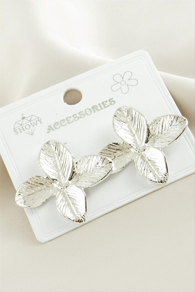 Ilkeshop Flower Metal Earrings (221157) - Yellow