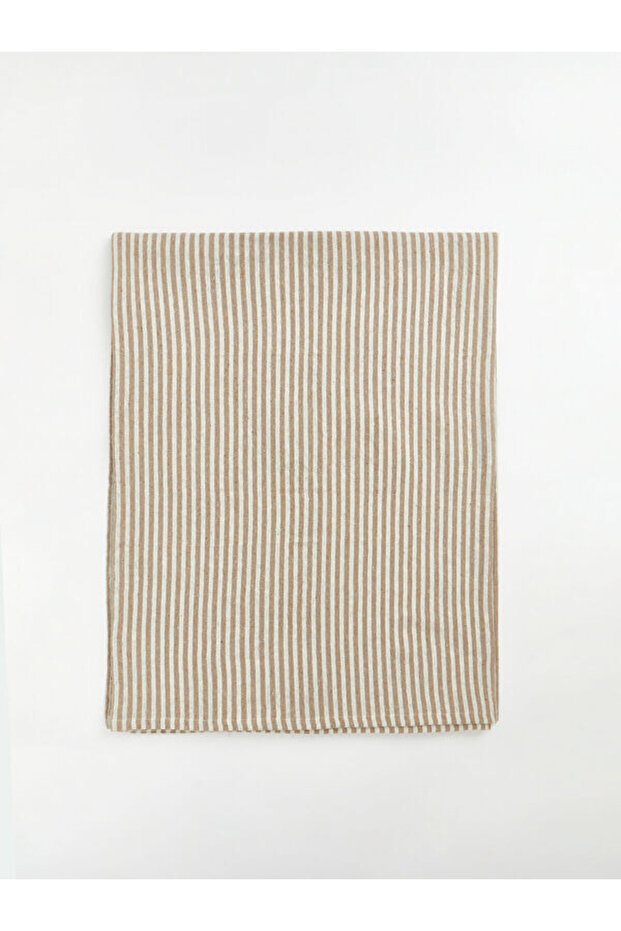 I Striped Embroidered Rectangular Tablecloth 140X240 cm from Freezen Store