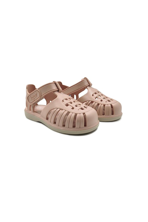 Bb355 Tobby Solid Sandals Pink - 3
