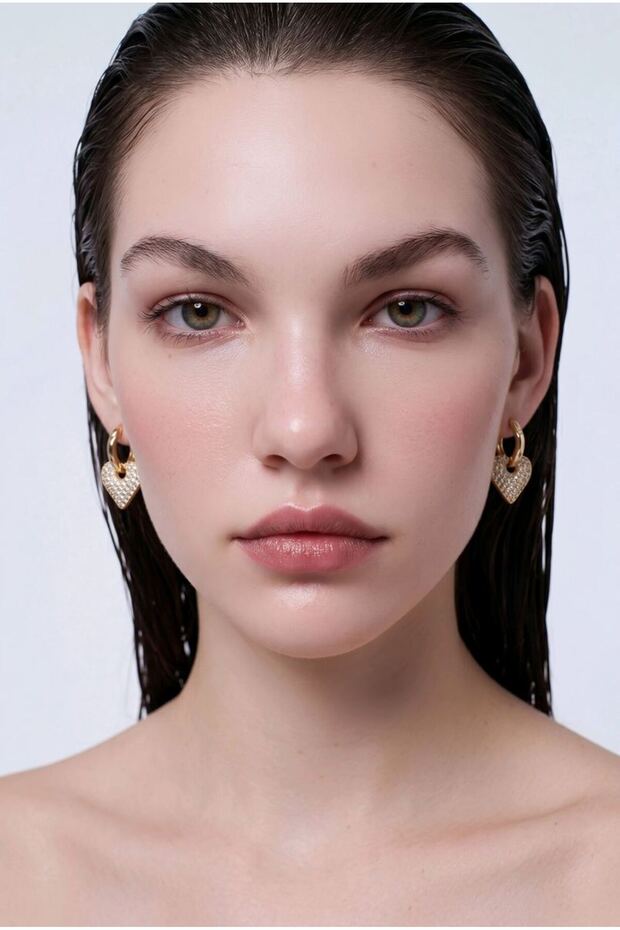 Zircon Stone Figured Earrings