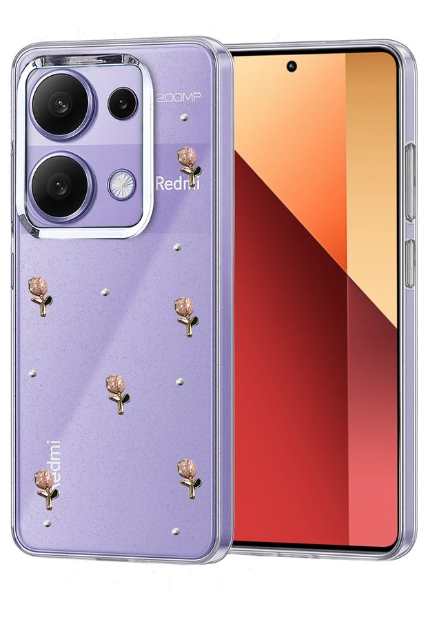 Ilkeshop New Redmi Note 13 Pro 4g Bow Patterned Cover - (213618) Pattern 6