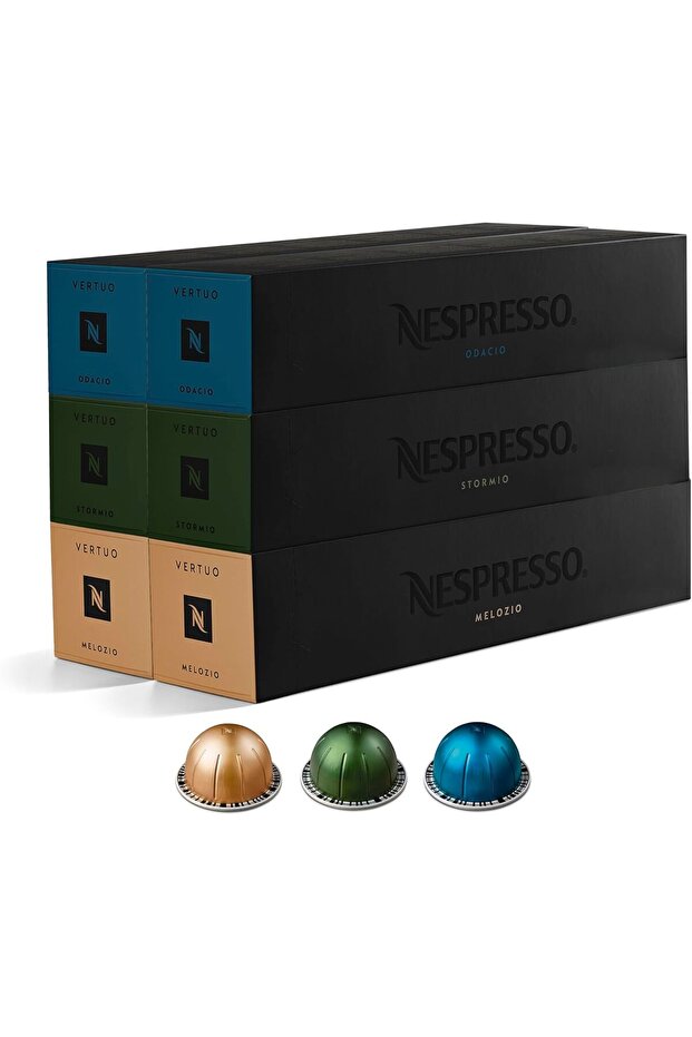 VertuoLine Pods, Discovery Bestsellers Mixed Pack of 60 capsules - Compatible with Vertuo Machine