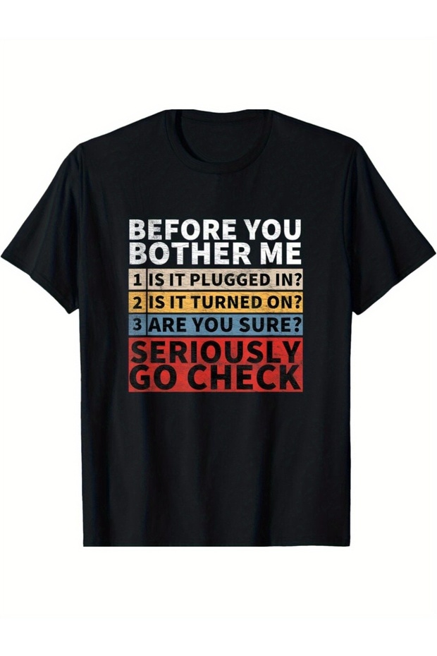 Men's Fun IT Support T-shirt