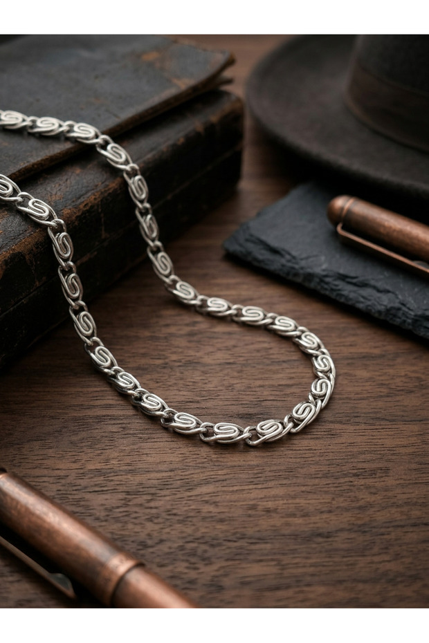 Minimalist Style Stainless Steel Men's Necklace