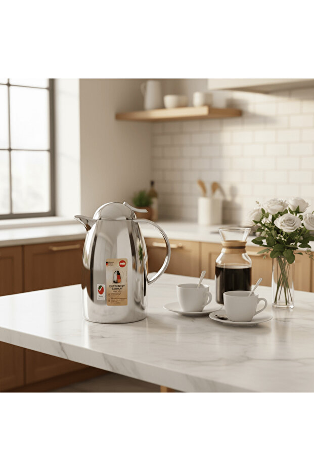 Vacuum Flask 0.35 L – Chrome | Extremely Robust - 4
