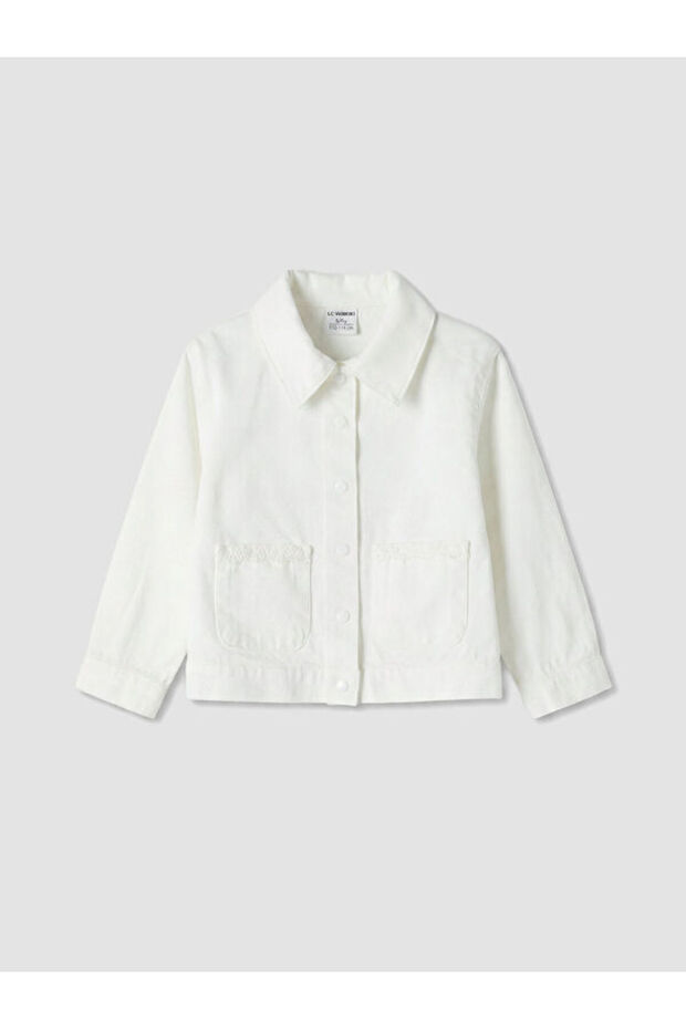 I Shirt Roba Collar Girl's Gabardine Jacket from Freezen Store