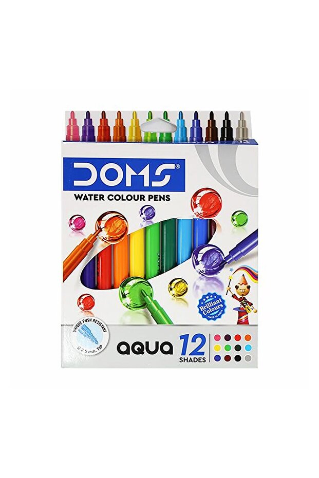 Aqua 12 pcs Water Colour Pens