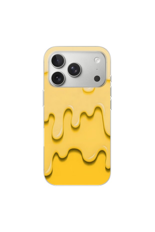 iPhone 17 Pro Max Compatible Cream 5 Design Transparent Case