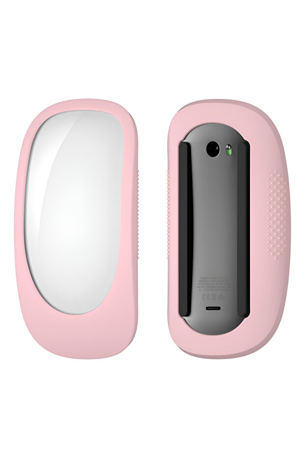 غطاء ماوس وردي فائق النحافة لـ Magic Mouse 2/1. يتميز بخطوط منقطة على كلا الجانبين. متاح...
