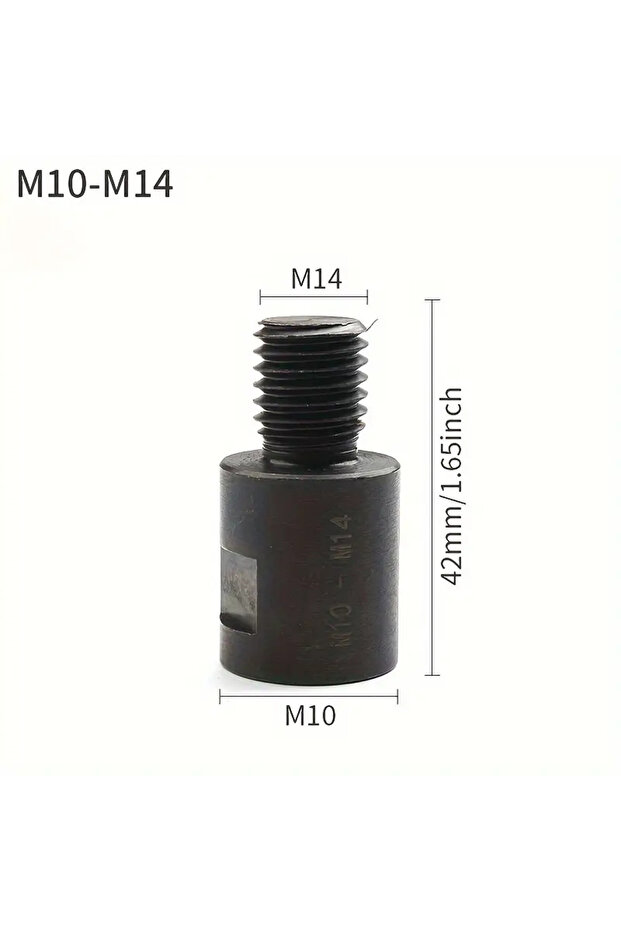 محول M10-M14 لتحويل خيط ماكينة الجلخ الزاوي، موصل عمود لقمة الحفر الماسية