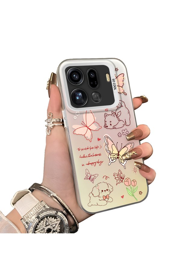 Oppo Find X9 Pro 5g Compatible Hard Acrylic Back Silicone Edge Lens Protection Case