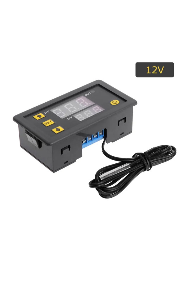12V W3230 12V 24V AC110-220V Probe Line 20A Digital Temperature Control LED Display Thermostat with