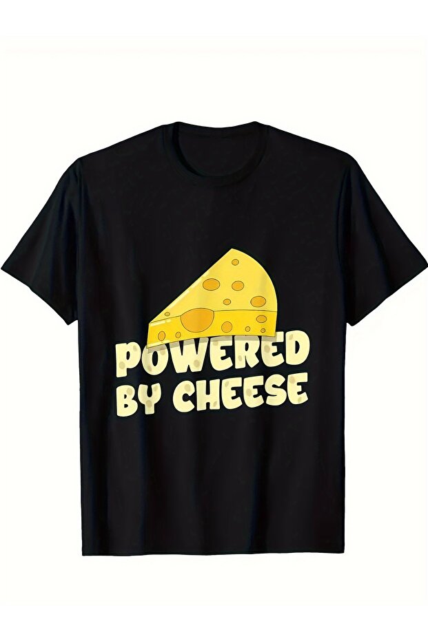 Men's "Cheese Power" graphic T-shirt