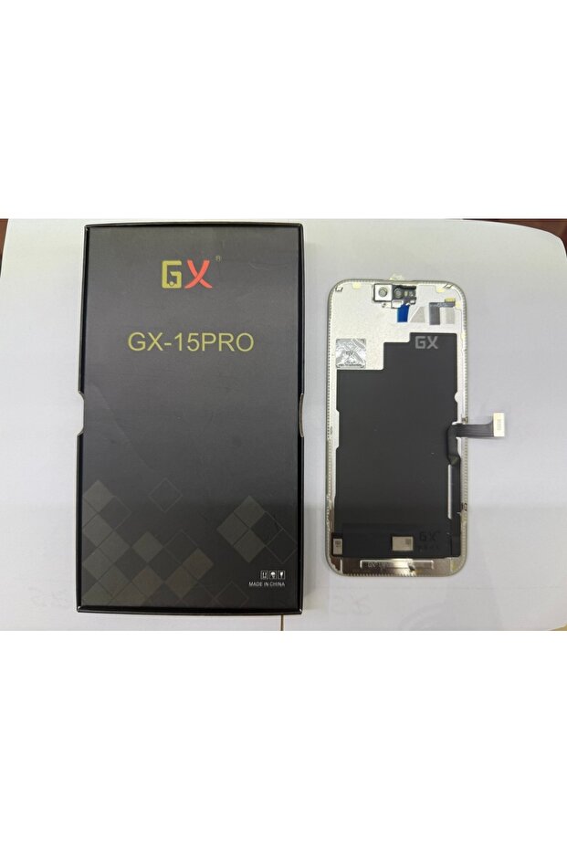 شاشة GX-OLED-15Pro GX 100% OLED لهواتف آيفون 13 و14 و15 و15 برو و16 برو ماكس مع تقنية True Tone و3D Touch