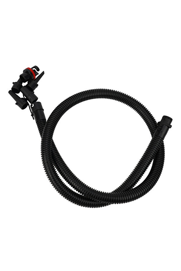 WHITE 1set Air Pump Inflatable Tube Hand Pump Hose 5 Different Nozzle Sizes For Kayak Paddle BoardSu