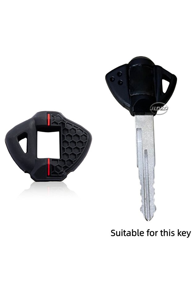 Red Line Silicone Motorcycle Key Cover Case Shell For Suzuki Vstrom 650 1000 1050 1050XT DL650 DL100