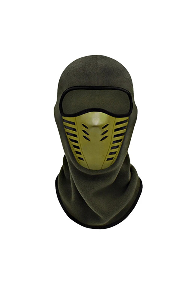 army green 1PC Motorcycle bicycle Mask Fleece Thermal Face Mask Keep Warm Riding Balaclava Biker Win