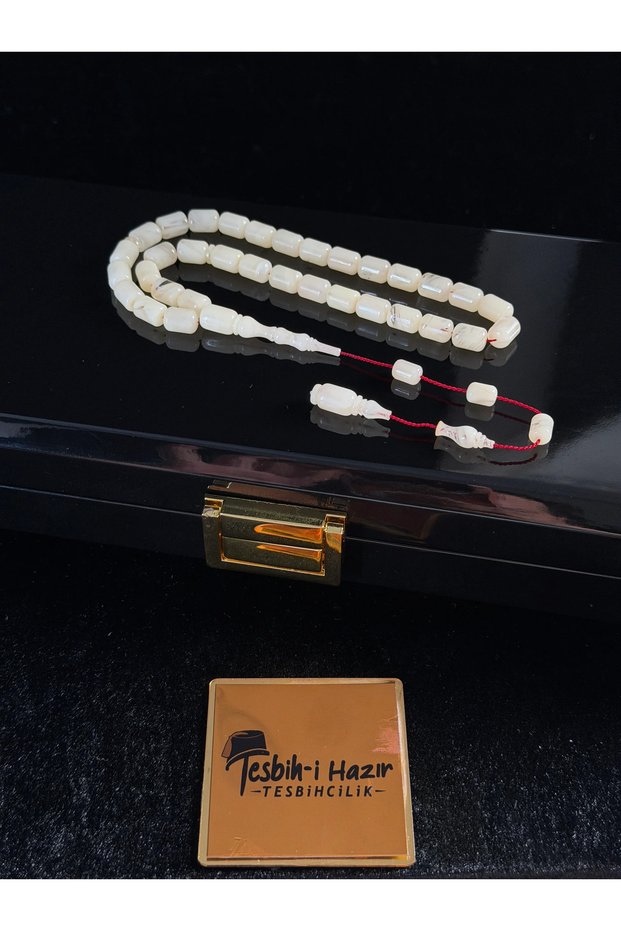 Premium Mehmet Bozyel Expertly Crafted Old Object Amber Prayer Beads with Systematic Design