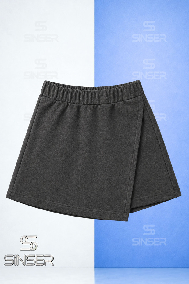 Girl's Single Plain Shorts Skirt Mdl1