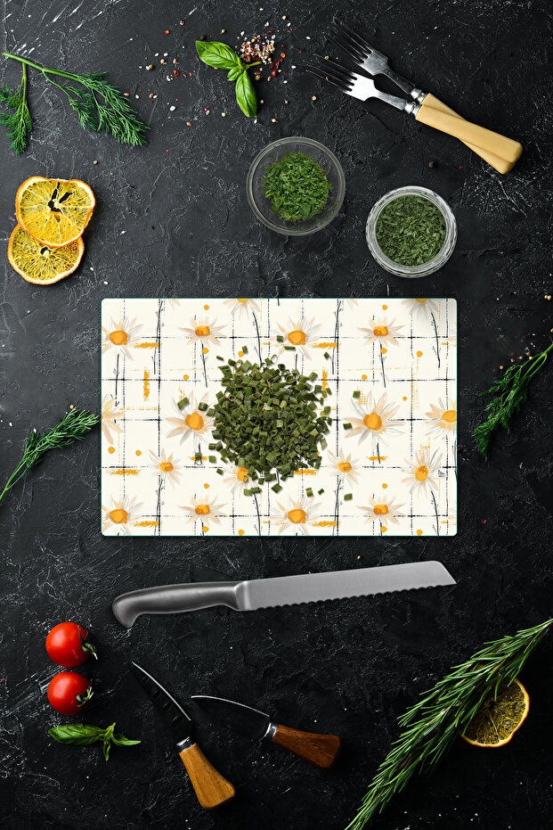 Glass Cutting Board - Glass Cutting Table | Spring Joy | 20cm X 30cm