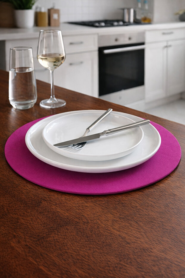 American Service, 1 Fuchsia Duck Linen Supla