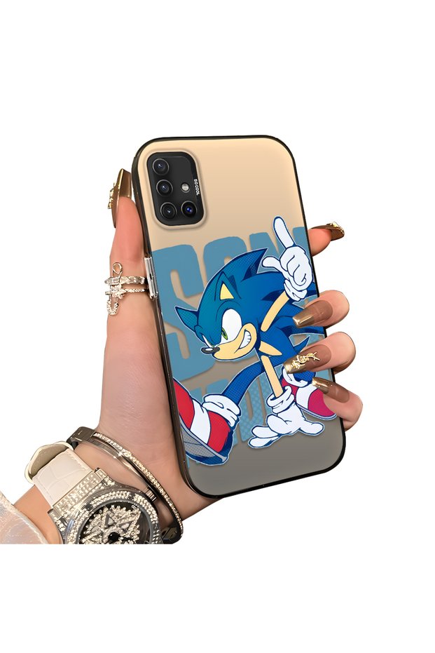 Samsung Galaxy A51 4g Compatible Hard Acrylic Back Silicone Edge Lens Protection Case