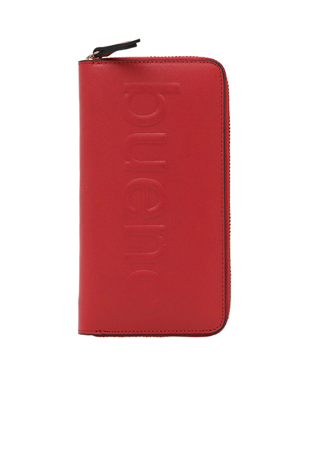 Red Leather Women's Wallet