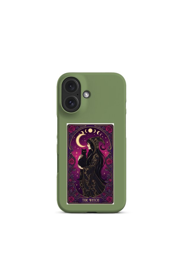 iPhone 16 Compatible the Witch Tarot Design Phone Case