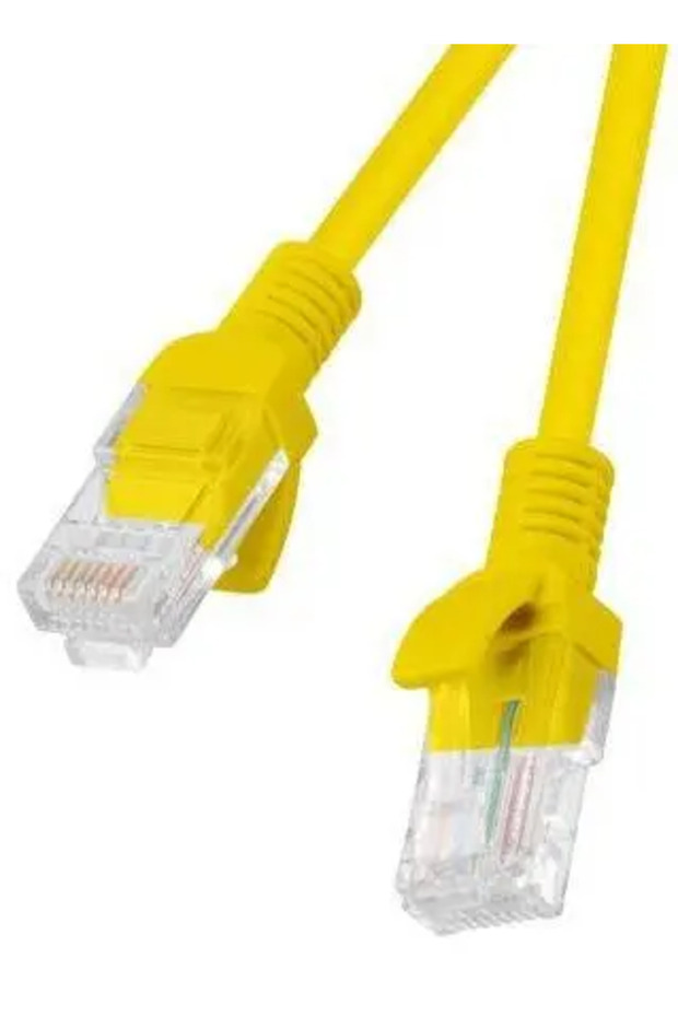 Cablu de patch UTP cat.5e 0,25m żółty - 2
