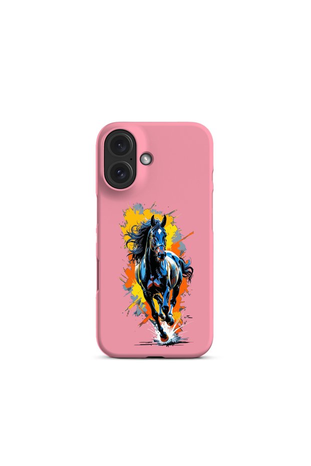 Wild Spirit Horse Design Phone Case Compatible with iPhone 16