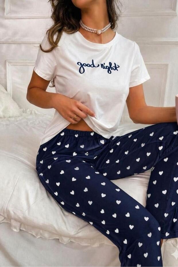 New Good Ni̇ght Supersoft Short Sleeve Pajama Set