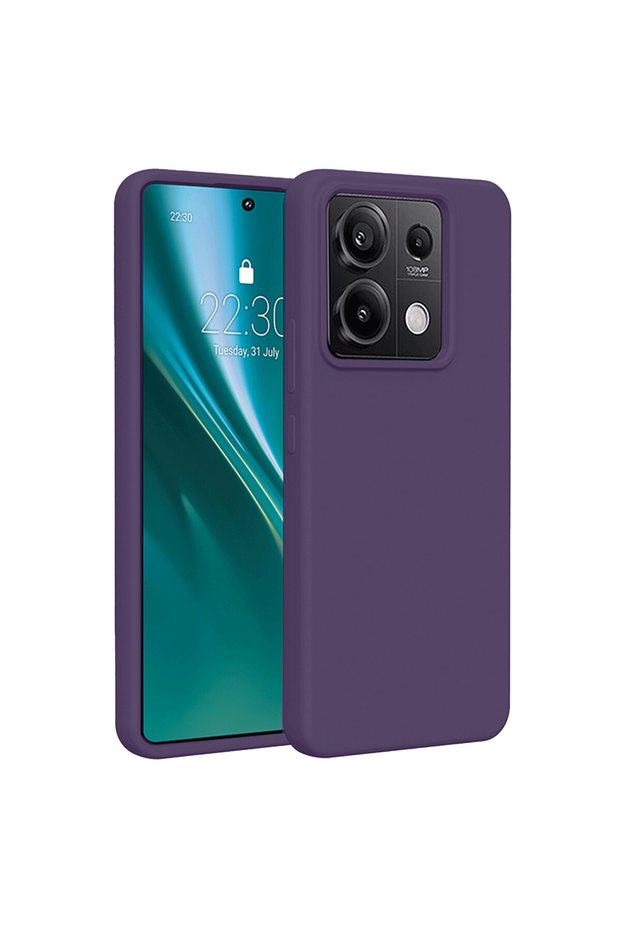 Redmi Note 13 Pro 4g Compatible Case First Silicone - Purple