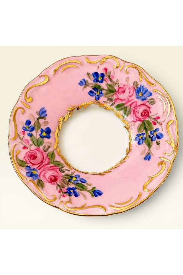1 Colorful Tea Plate