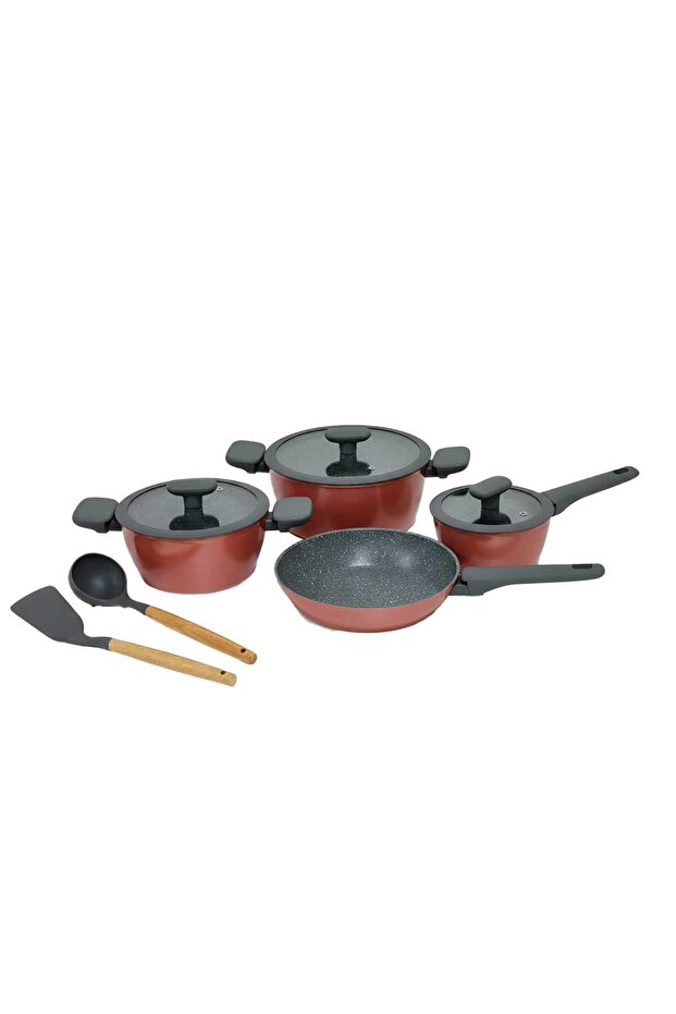 Forged Aluminium Cookware Set, 9 pcs