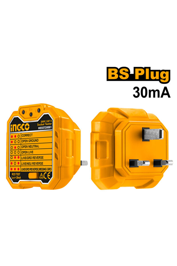 جهاز اختبار المقابس BS plug 7 لاختبار 30 مللي أمبير - 2
