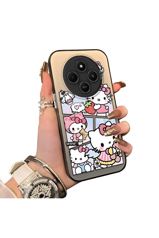 Xiaomi Redmi A4 Compatible Stylish Cartoon Printed Shockproof Case