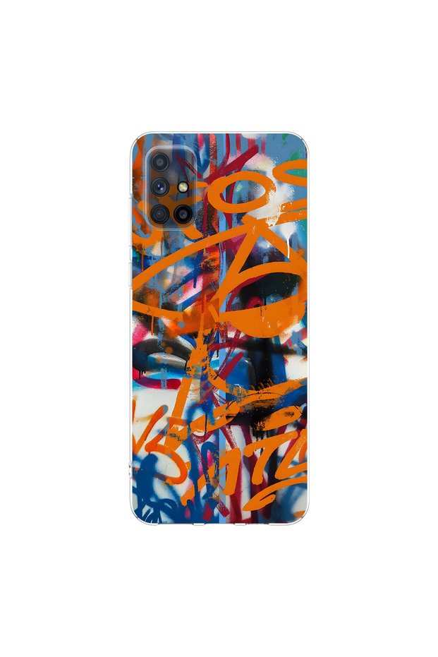 Samsung Galaxy M51 Compatible Graffiti 2 Design Transparent Case