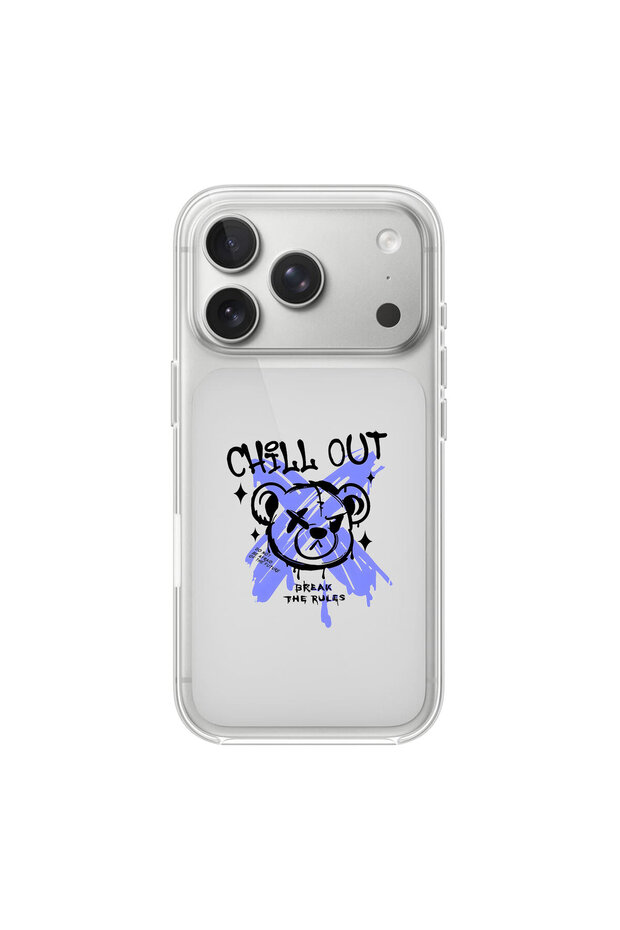 iPhone 17 Pro Max Compatible Graffiti 8 Design Transparent Case